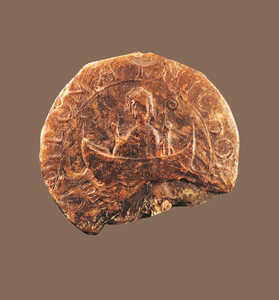 Seal of the Village of San Nicols, Pamplona, from 1236.