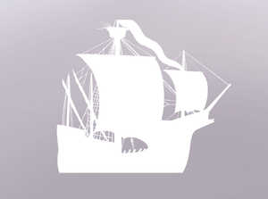 The rigging began to diversify, with fore, mizzen and main
sails. The freeboard became larger in volume due to an increase in
the tonnage or load capacity.