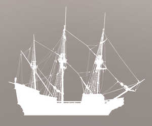Increased solidity made the structure heavier, and the guns
added a further weight. This led to an increase in the length and the
sail area with the development of topgallant sails. These changes
were needed to make up for the added weight and increase the
speed of the ships.