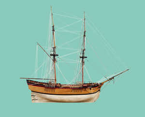 Skiff (lancha fletera). Shortly after the adoption of watertight
decks by the tuna boats, they were increased in length to 15
metres. The foresail on the freight skiffs was enlarged so much that
it became larger than the mainsail.