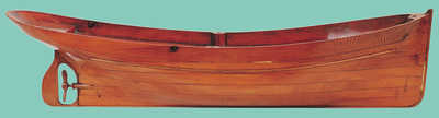 Dismountable model of a fishing boat, made by shipbuilders
to obtain the construction plans.
