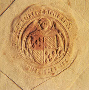 Paper plaque sea), of Iñigo, Count of Oñati,
ar. 1490 (prívate col lection).