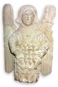 Pre-heraldic hallmark of Zizurkil (Vestry of the church).