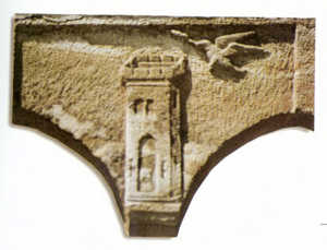 Marca preheráldica con las armerías de Ocáriz (Cegama).