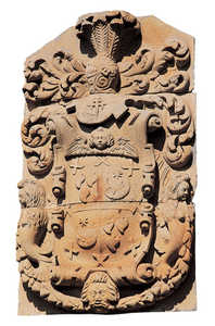 140. Escudo de armas de Elkoro Barrutia (Bergara), del siglo XVII.