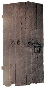 147.	 Puerta de forja (siglo XVI).