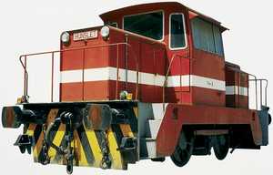 110. Une locomotive de manoeuvre dans le port de Pasajes. 