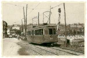 128. The Hernani tramway in Loiola.