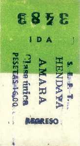 142. A train ticket.