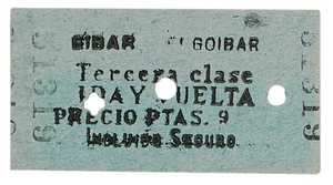151. A train ticket.