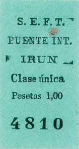 156. A train ticket.