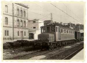 26. Une locomotive lectrique srie 7100 pour le transport de marchandises.  Compagnie du Nord. 