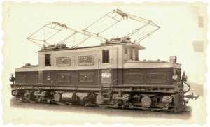 60. La locomotive lectrique Brown Boveri de 1928. 