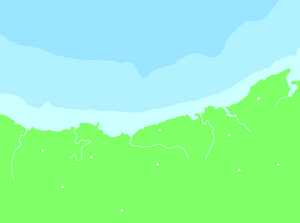 18. Situacin de la lnea de costa en diferentes momentos de la ltima glaciacin.
