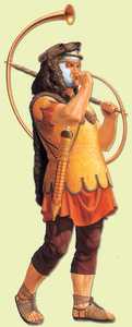 35. Trompeteur de l'arme romaine. Ier sicle.© Romisch-Germanisches Zentralmuseum. Mainz:
