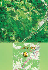 61. Aerial photograph and location of the Moru settlement.© Gipuzkoako Foru Aldundia: Lurralde Informazioko Zerbitzua, Xabi Otero, Grafismo