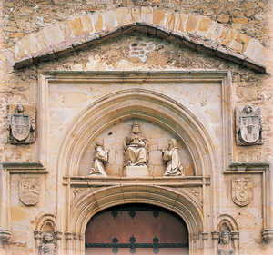 106. Bidaurreta. Coats of arms of patrons or founders of the convent and Franciscans. © Jonathan Bernal