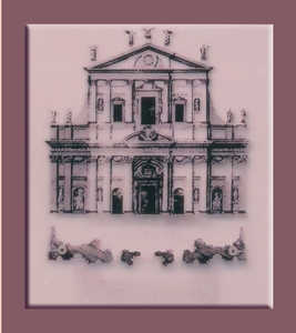 87. Ges de Roma de Vignola que reproducen algunos conventos guipuzcoanos.© Xabi Otero